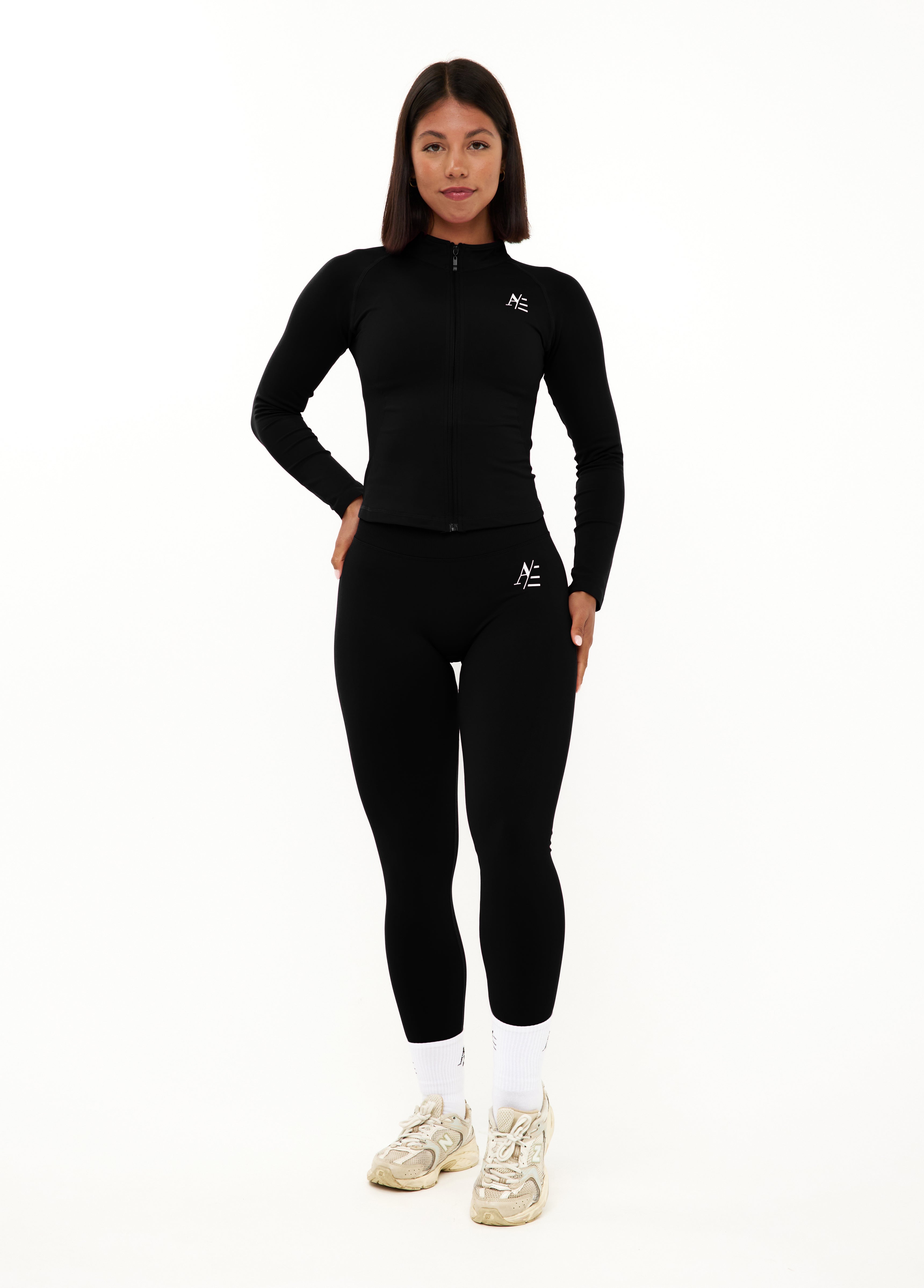 Zippers Obsidian Black