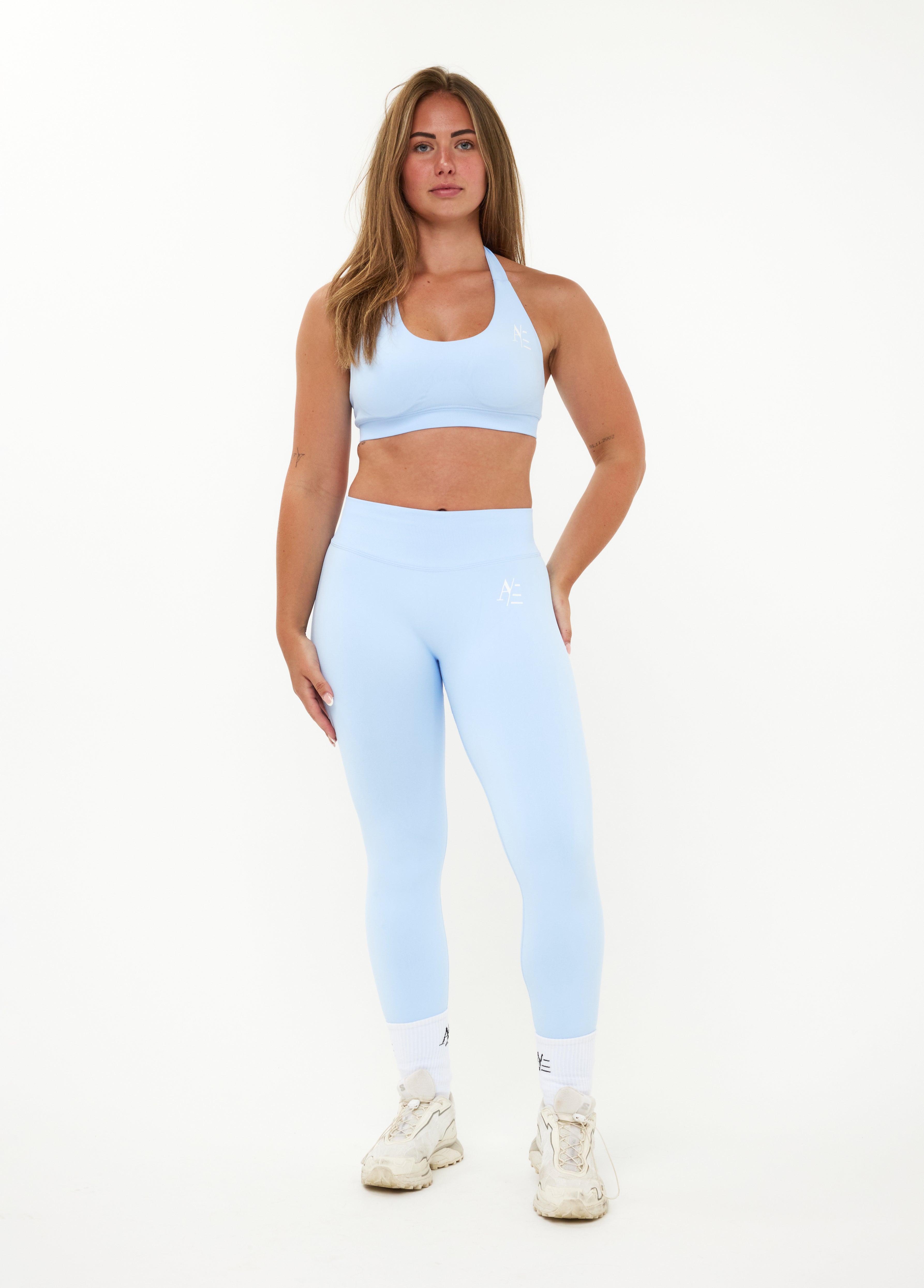 Sportleggings Isblå