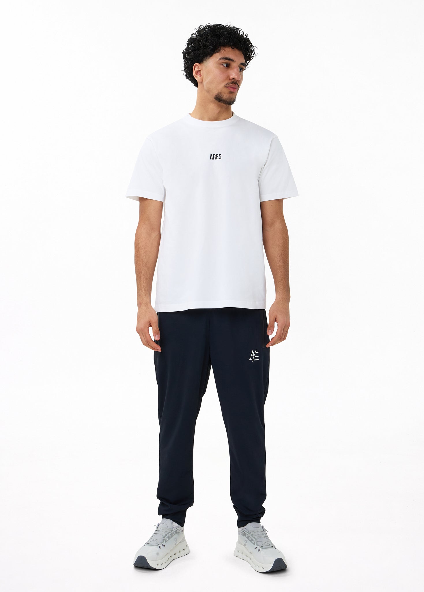 Oversized T Shirt White Blue 4 Year Anniversary