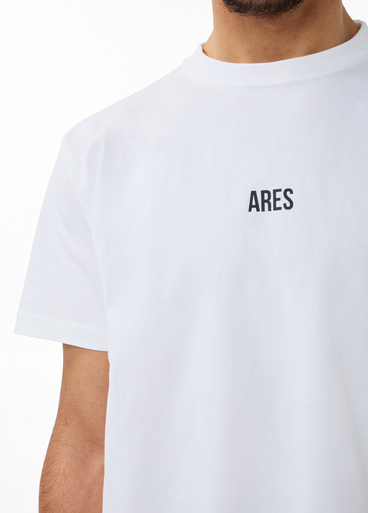 Oversized T Shirt White Red 4 Year Anniversary