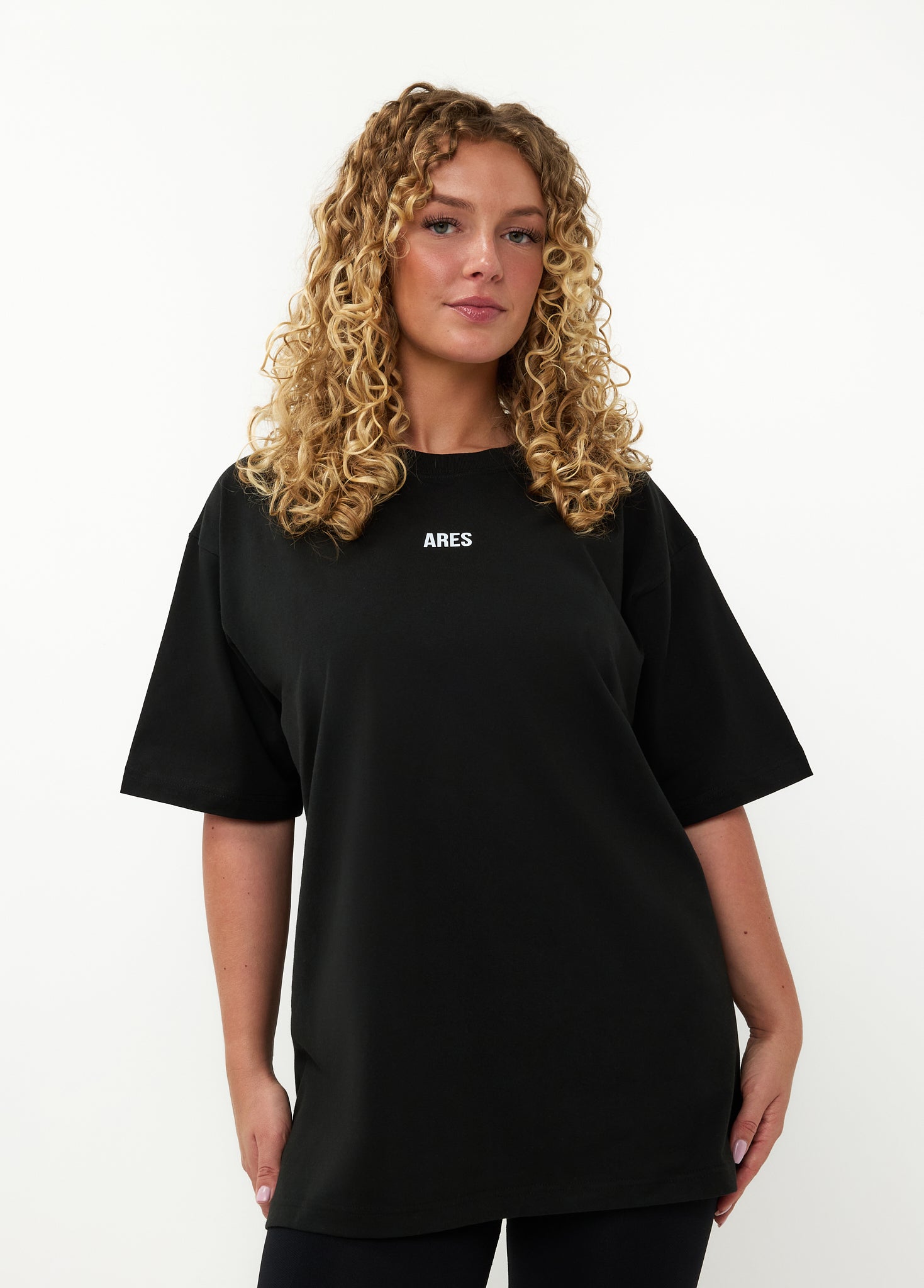 Oversized T Shirt Black Blue 4 Year Anniversary