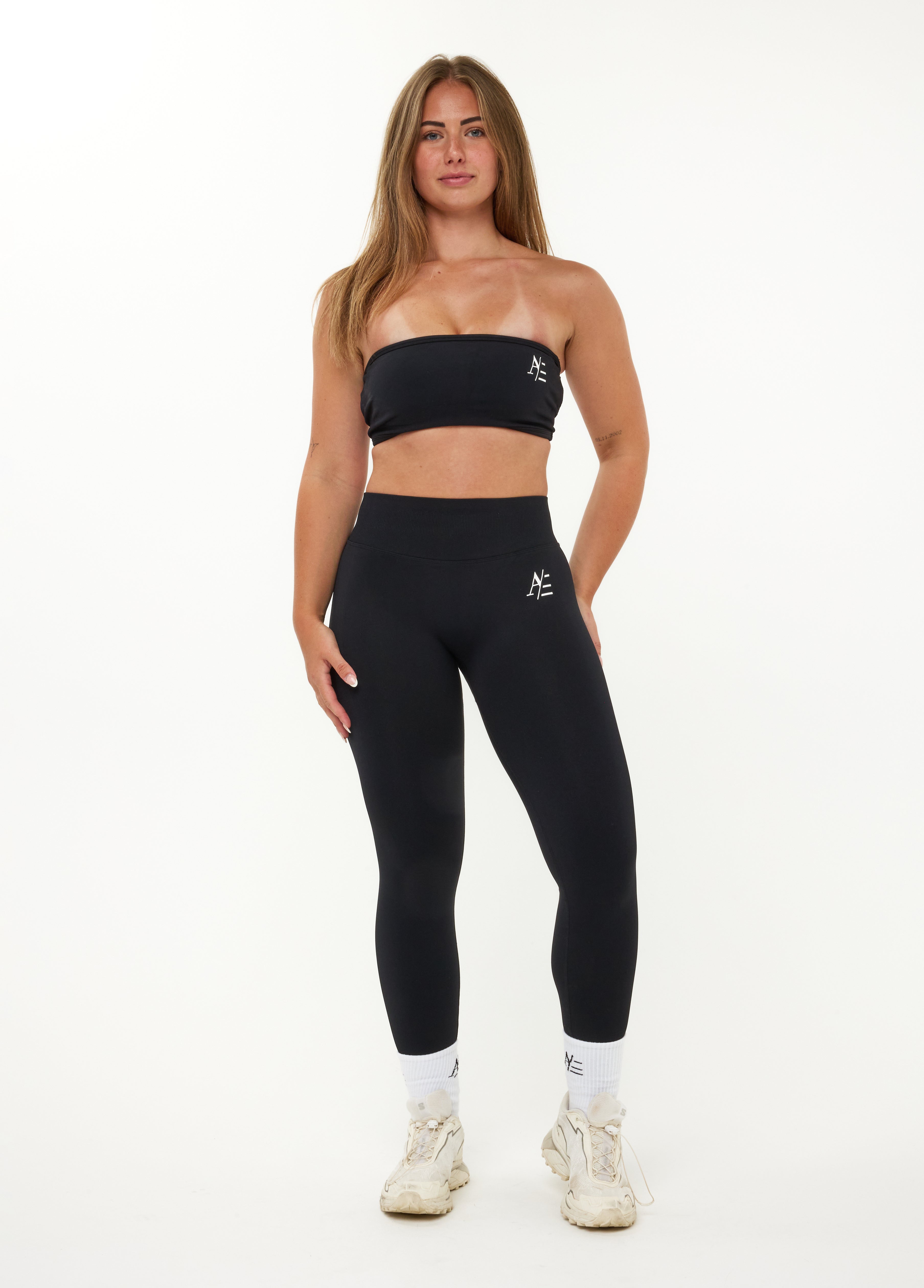 Bandeau Sport-BH Obsidian Svart