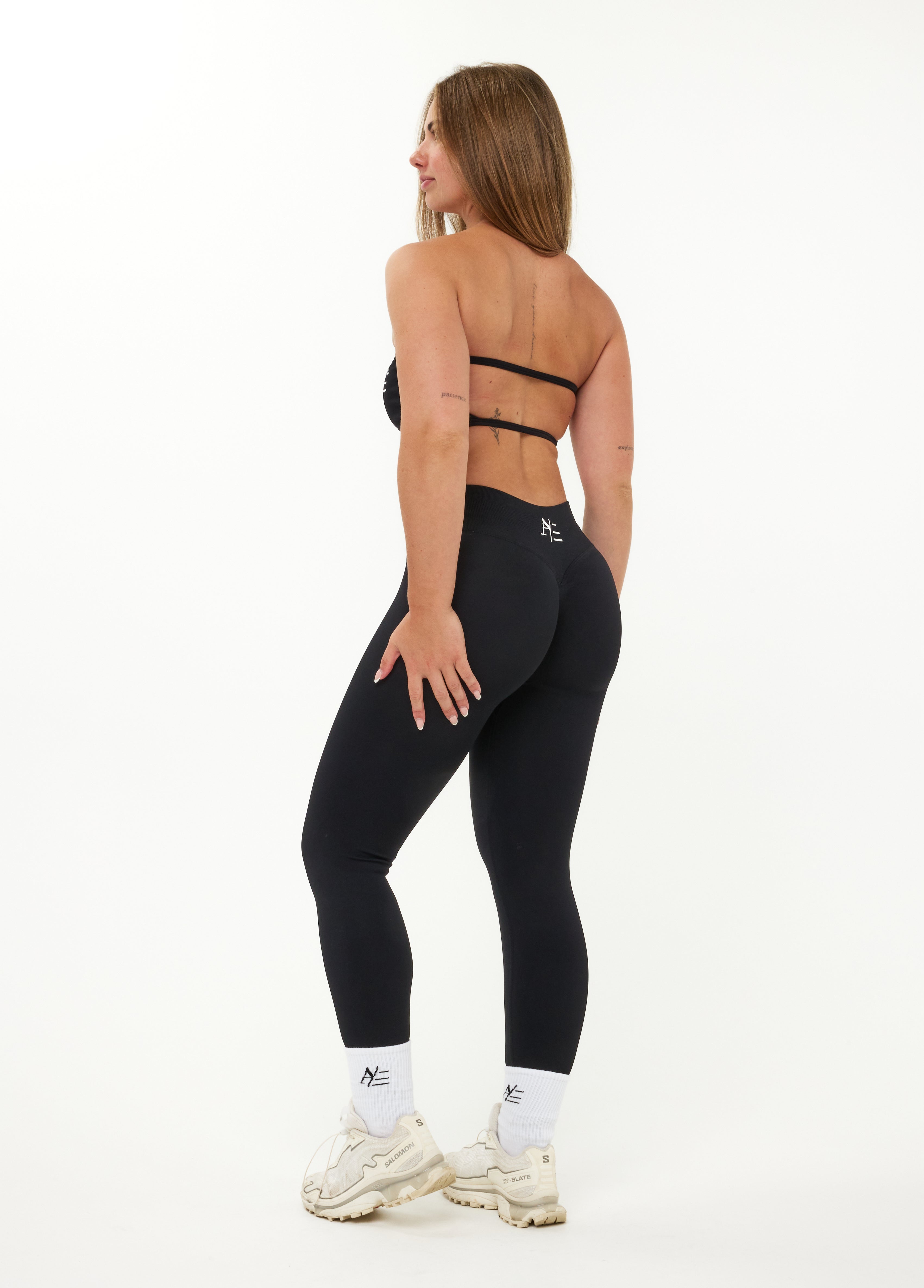 Bandeau Sport-BH Obsidian Svart